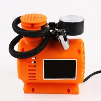 Oranje Auto Draagbare Luchtcompressor, Plastic de Luchtpomp van 250psi voor Autobanden
