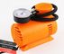 Oranje Draagbare 12 Volt 250 Psi-Luchtcompressor voor Autobanden