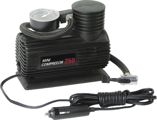 Mini Plastic Portable Electric Air-Compressor voor Autobanden met Handige Zwarte