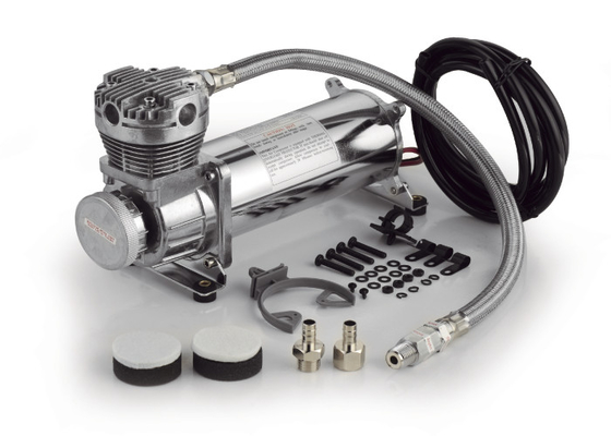 Duurzame zware offroad hangcompressor DC12v Chrome staal