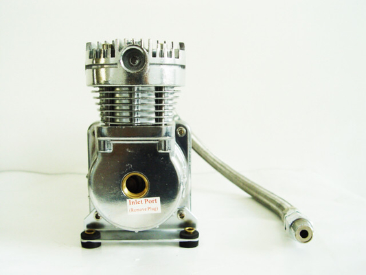 Duurzame zware offroad hangcompressor DC12v Chrome staal