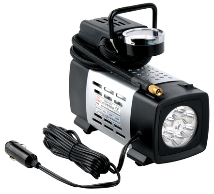 Goede prijs. De zilveren compressor van de Metaal op zwaar werk berekende draagbare lucht 12v 180 de Snelle Inflatie van W online