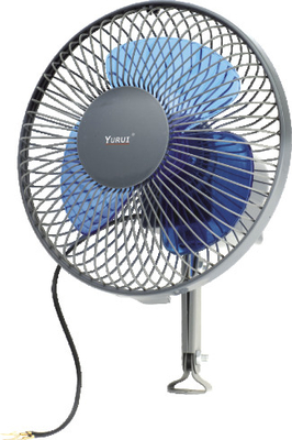 Goede prijs. Koelventilator van de metaal Zwarte en Blauwe Auto/Auto Koele Ventilator 6 die“ oscilleren online