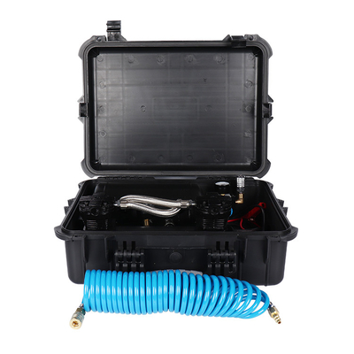 Doppelcilinder DC12V luchtophangingcompressor met luchttank
