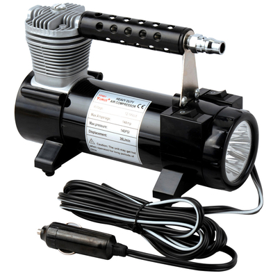 Goede prijs. 12v kies de Zwarte Compressor van de het Voertuiglucht van Cyclinder Draagbare voor Autoinflatie 150PSI uit online