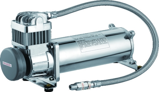 200PSI de enige Chrome-Compressor van de Autolucht 12v, de Opschorting van de Luchtrit voor Vrachtwagens