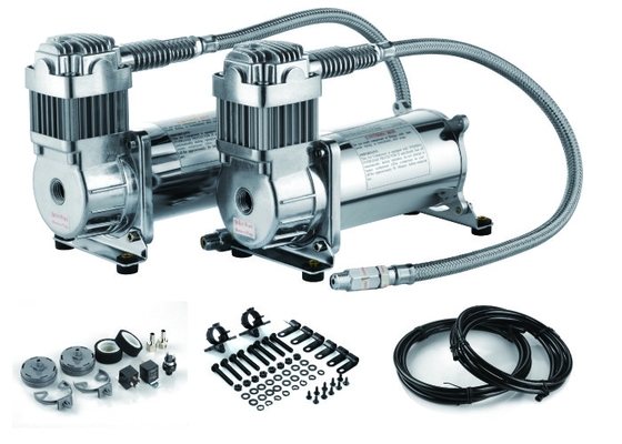 Goede prijs. Zilveren Dubbele de Compressor Op zwaar werk berekende 40Amp Relais 200PSI van de Pak12v Elektrische Lucht online