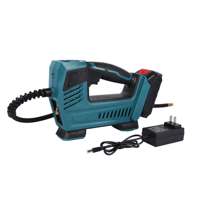 Digitale auto luchtcompressor met batterij en LED licht voor auto banden opblazen