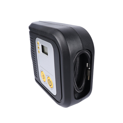 Draagbare plastic auto luchtcompressor digitaal display Dc12v opblaasband pomp met lamp doek zak
