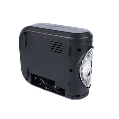 Draagbare plastic auto luchtcompressor digitaal display Dc12v opblaasband pomp met lamp doek zak