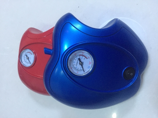 Apple-van de de Autolucht van de Vormauto DC12V de Pomp Plastic Snelle Inflatie, Blauwe/Rode Kleur