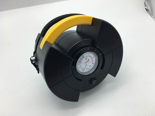 DC12V de Inflatorcompressor van de autolucht met Maat voor Verschillende Banden, Zwarte en Gele Kleur