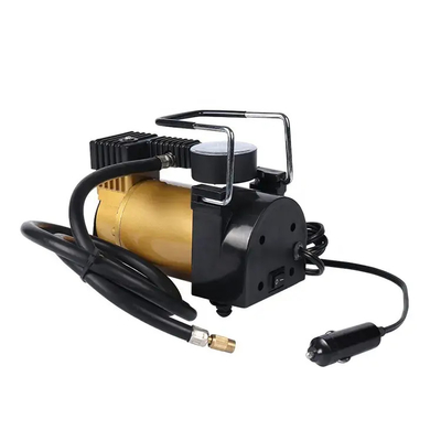 Draagbare metalen luchtcompressor DC12v enkelcilinder autoband opblazer pomp snelle opblazing