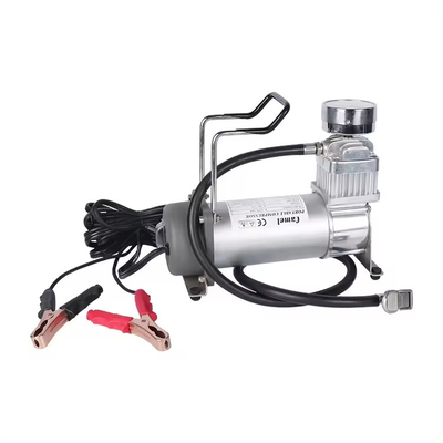 Draagbare enkele cilinder offroad DC12V metalen zware luchtcompressor met meter