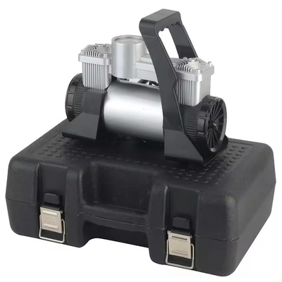 Auto banden opblazer DC 12v metalen druk auto luchtcompressor met plastic doos