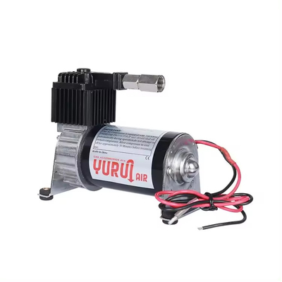 Dc 12v Air Ride Suspension Compressor Chrome En Zwart Voor Truck