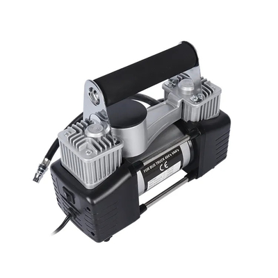 DC12V dubbele cilinder metalen auto luchtcompressor voor auto-opblaaspomp