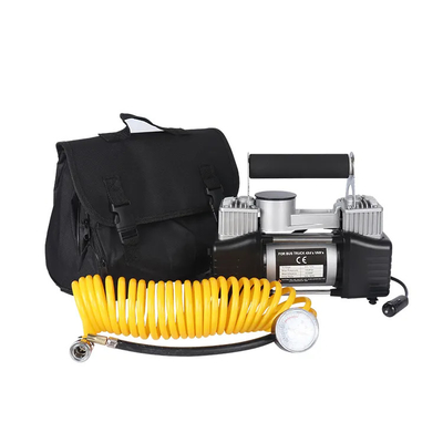DC12V dubbele cilinder metalen auto luchtcompressor voor auto-opblaaspomp