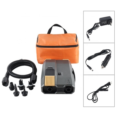 AC110-220V elektrische digitale doppomp DC 12V met lithiumbatterie voor paddleboard-opblazen