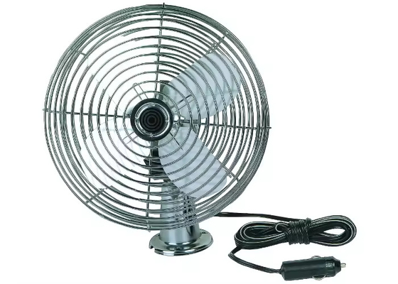 Aan/uit schakelaar Volledige veiligheid Metal Guard Mini Auto ventilator met aansteker