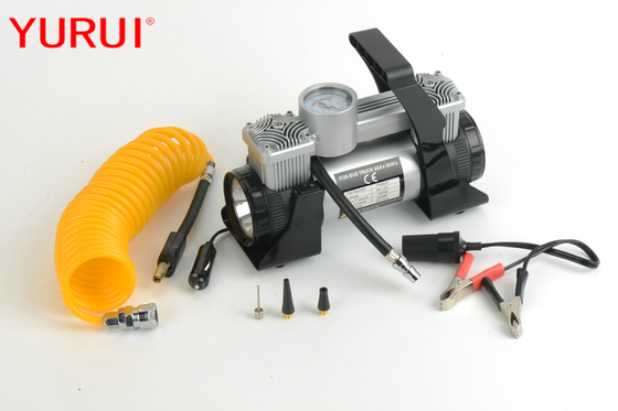 LED-luchtcompressoren voor lichte zware voertuigen DC12v met gereedschapskist