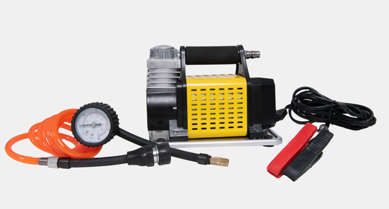 DC12V metalen draagbare bandenopblazer met metalen drukmeter en slang