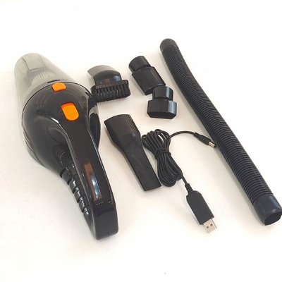 Draagbare, oplaadbare stofzuiger met batterij voor het interieur