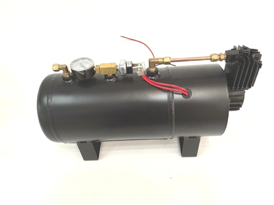 Duurzame 2-in-1 luchtlift ophanging compressor auto luchtbron kits met 1,0 gallon lucht tank