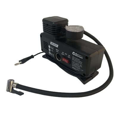 AC110-230V/DC12V Veranderbare stroom Autoband luchtcompressor met spuitstuk