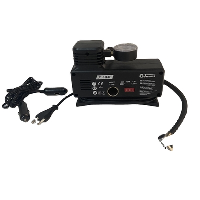 AC110-230V/DC12V Veranderbare stroom Autoband luchtcompressor met spuitstuk