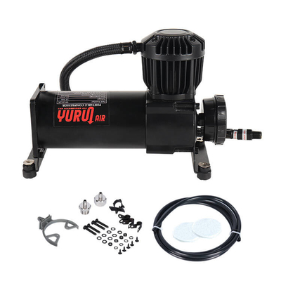 Zware auto luchtcompressor metalen voor offroad truck 4x4 hoge druk zilver luchtcompressor auto banden opblazers