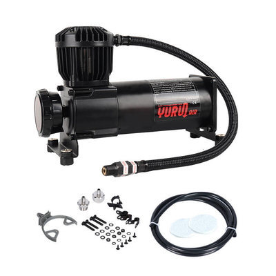 Zware auto luchtcompressor metalen voor offroad truck 4x4 hoge druk zilver luchtcompressor auto banden opblazers