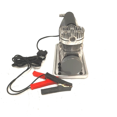 Metalen auto luchtcompressor Crocodile Clip Single Cylinder Digitaal Display Auto Inflation Air Pump