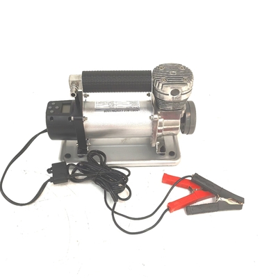 Metalen auto luchtcompressor Crocodile Clip Single Cylinder Digitaal Display Auto Inflation Air Pump