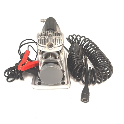 Metalen auto luchtcompressor Crocodile Clip Single Cylinder Digitaal Display Auto Inflation Air Pump