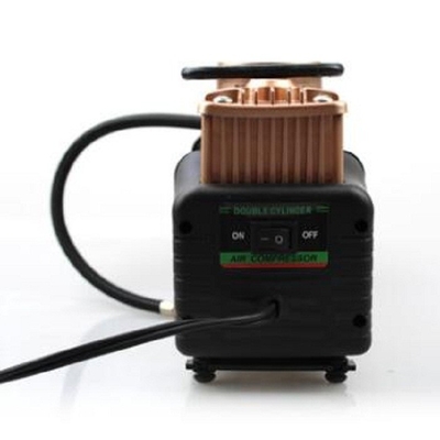 De gouden Compressor van de Autolucht 12v Gelijkstroom, Auto Draagbare de Luchtcompressor van 150psi