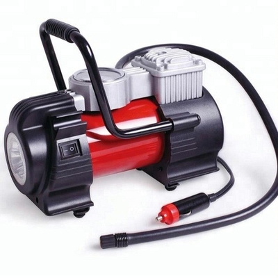 Drinkbare Oem van de Luchtcompressoren 12v 100psi van het Metaalvoertuig met Lampmaat