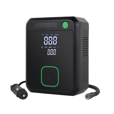 Oplaadbare draadloze digitale luchtcompressor voor auto's met LCD-scherm Draagbare DC 12V luchtpomp