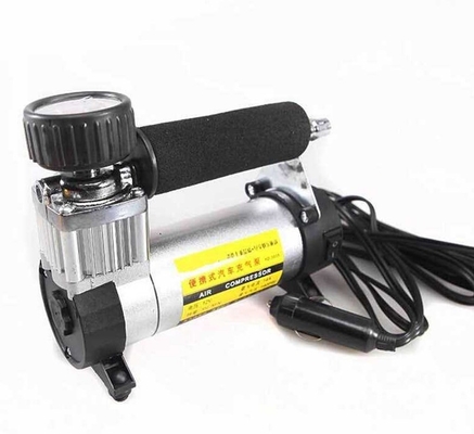Zilveren Zwarte Op zwaar werk berekende Draagbare de Luchtpomp van de Luchtcompressor 12v 140 Psi voor Auto