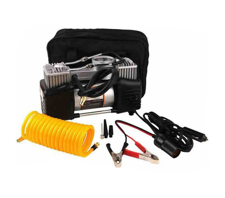 Handige 180W-de Luchtcompressor Zwarte en Zilveren 150PSI van het Hoge drukmetaal