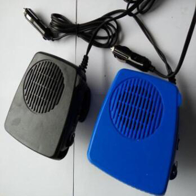 Van de Autoverwarmers van gelijkstroom 12v de Plastic Draagbare Zwarte Kleur met Ventilator/Heater Function