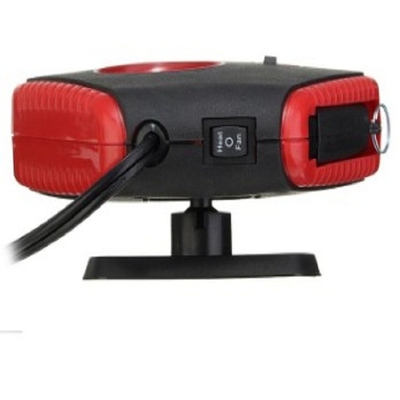 2 in 1 Autoventilator Heater With Light, Rode Handbediende Navulbare Autoverwarmer
