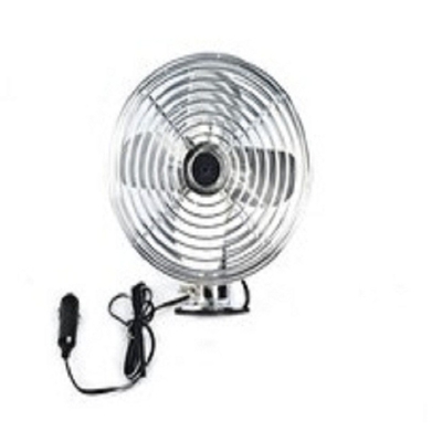 Aan/uit schakelaar Volledige veiligheid Metal Guard Mini Auto ventilator met aansteker
