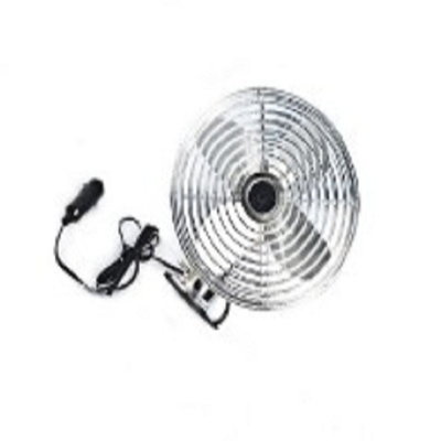 Aan/uit schakelaar Volledige veiligheid Metal Guard Mini Auto ventilator met aansteker