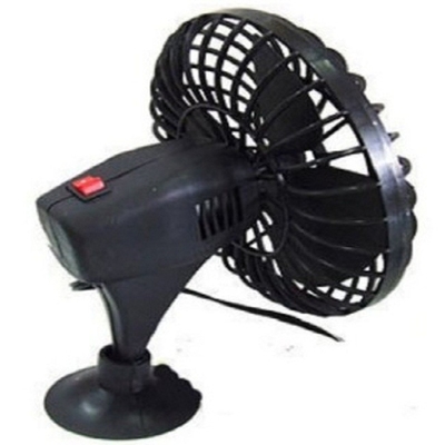 Goede prijs. Mini de Koelventilator Plastic Oscillerende Kop die van de 4 Duimauto met Schakelaar Twee opzetten online