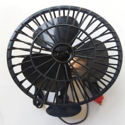 Mini de Koelventilator Plastic Oscillerende Kop die van de 4 Duimauto met Schakelaar Twee opzetten
