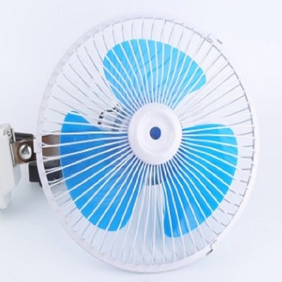 Blauwe Elektrische Auto Koelventilator 12v/24v-Schroef Opzettende Kunststof