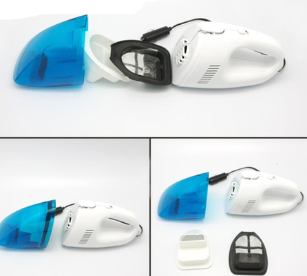 12v de Draagbare Handbediende Kunststof van de de Auto Stofzuiger van gelijkstroom in Blauwe Witte Kleur