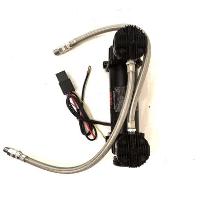 Zware dubbele cilinder auto luchtvering compressor