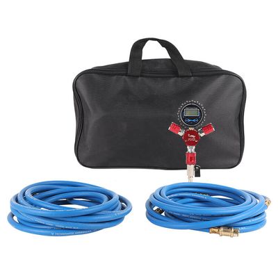 Digitale meter 4-weg luchtverdeelstuk voor bandenopblaas- en leeglaatsysteem